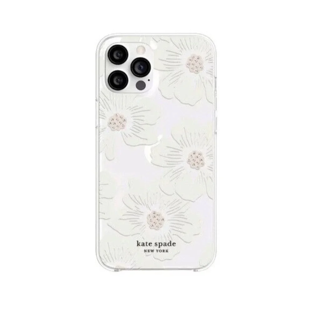Kate Spade Women's Floral Print Pink &‎ White Phone Case i Phone 5.4